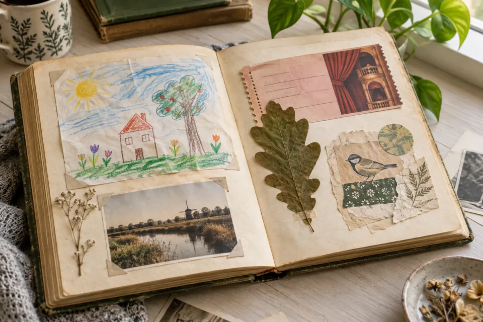 Plakboeken — illustratief voorbeeld van het materiaal