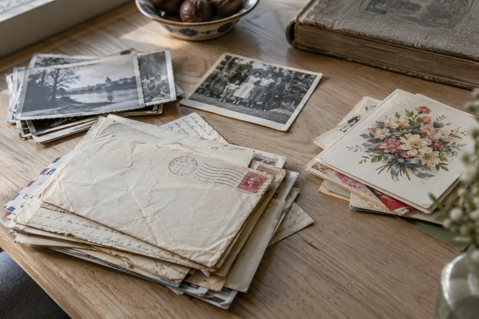 Foto’s, brieven en kaarten uit een familiecollectie