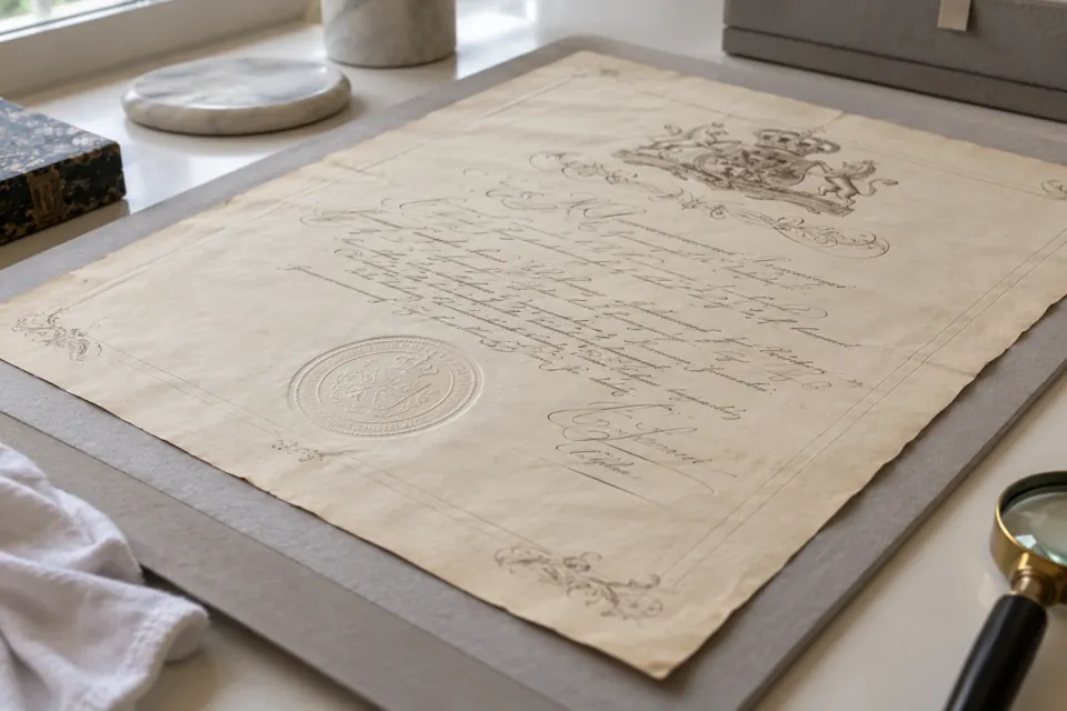 Oorkondes — illustratief voorbeeld van het materiaal