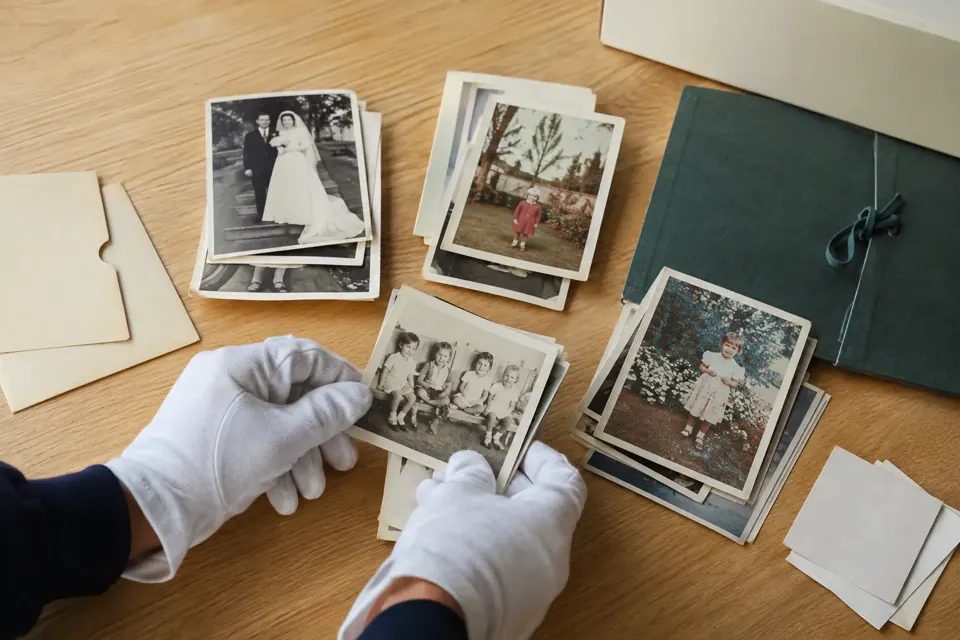 Losse foto’s — illustratief voorbeeld van het materiaal
